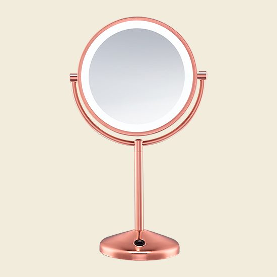 Conair Reflections 1x/10x LED Rose Gold Makeup Mirror (BEH17RGXR)
